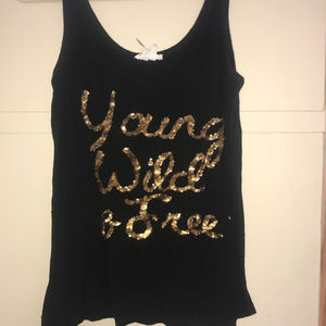 Young, Wild, and Free crop top